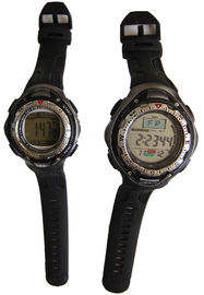 Montre-bracelet multifonctionnelle d'unité centrale d'affichage à cristaux liquides de sport d'alarme quotidienne unisexe de montre