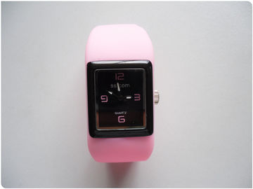 Montre fraîche de bracelet de quartz de silicone de couleur de fruit
