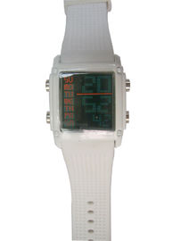 Montre imperméable de chiffre du carillon horaire atomique noir LED de montre