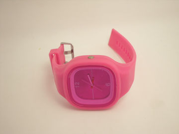 Nouvelle brillamment montre confortable élégante de gelée de silicone de quartz