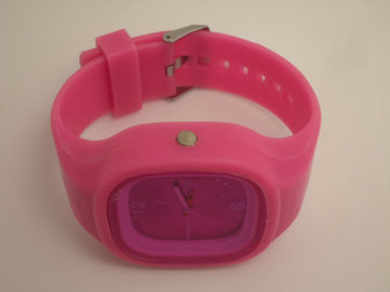 Nouvelle brillamment montre confortable élégante de gelée de silicone de quartz