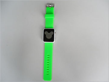 Montre de bracelet de silicone de Digital imperméable