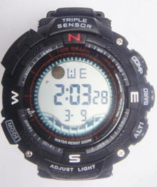 Bande multifonctionnelle d'unité centrale de profondeur du piqué 30m de montre de Digital de sonde de style triple de Casio