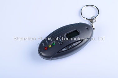 Appareil de contrôle en plastique d'alcool de souffle de Digital Keychain d'ABS rapide de réponse, CE