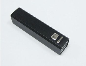 banque portative de puissance d'USB en métal 2600mAh, noir argenté vert rose rouge
