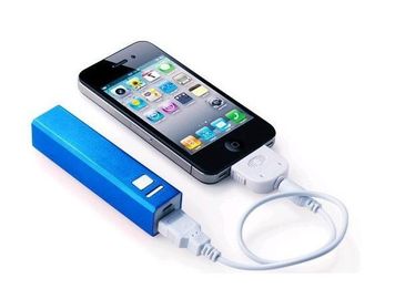 Mini banque 2600mah de puissance de rouge à lèvres universel pour le téléphone portable/IPod