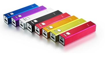 Mini banque 2600mah de puissance de rouge à lèvres universel pour le téléphone portable/IPod