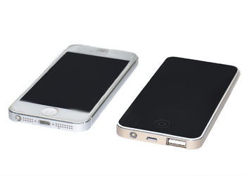 chargeur en aluminium mince de batterie de banque mobile universelle externe de puissance