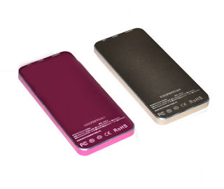 chargeur en aluminium mince de batterie de banque mobile universelle externe de puissance
