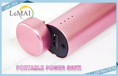 Banque portative universelle de puissance de Smartphone avec le haut-parleur dans 5V rose