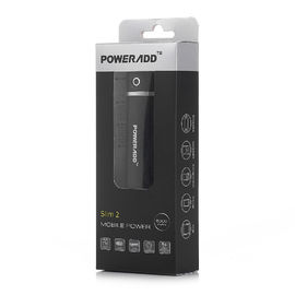 Banque mince 5000mAh de puissance d'USB de tube rond pour l'atterrisseur G3 du Samsung Galaxy S5