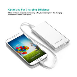 Sortie de remplissage rapide de Samsung Galaxy d'USB de la banque compacte blanche 5000MAH 5v 1A de puissance