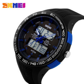 Montre analogique-numérique profondément imperméable originale de la courroie 50M d'unité centrale pour l'amant de sport de forme physique