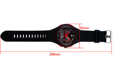 Montre-bracelet analogique-numérique de Madame Round Multifunction avec le carillon horaire