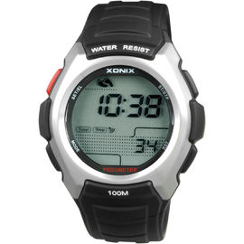 Montres de podomètre de calorie pour la montre-bracelet de compteur d'étape de femmes/quartz de Digital