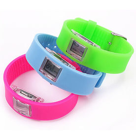 Mouvement flexible de montre-bracelet élégante occasionnelle de LED Digital pour des garçons/filles