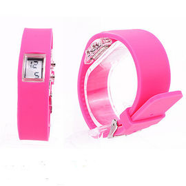 Montre-bracelet mince Japon Movt, montre de LED Digital de chewing-gum de bracelet de silicone