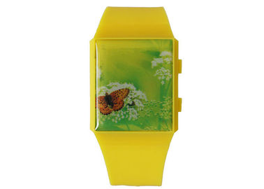 Montres menées unisexes élégantes uniques de sports de Digital de montre-bracelet d'écran tactile