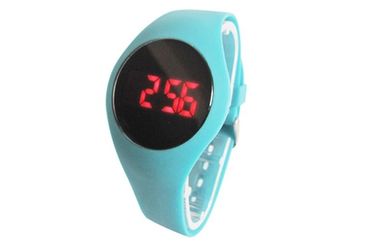 Chronographe intéressant rose de montre-bracelet des filles LED Digital avec la boucle d'unité centrale