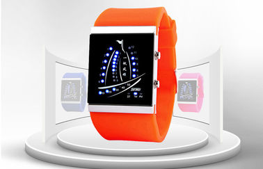 Montre-bracelet colorée de LED Digital