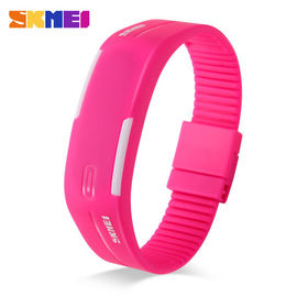 Contre-jour lumineux multifonctionnel de montre-bracelet mince élégante unisexe de LED Digital