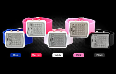 Montre du contre-jour LED Digital d'EL, montres de miroir de cadran de calculatrice