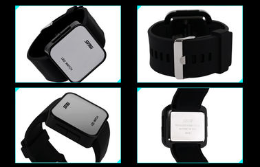 Résistant à l'eau rose d'atmosphère de la montre-bracelet 1 de la caisse LED d'ABS de montre de Wommens Digital