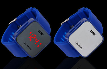 Résistant à l'eau rose d'atmosphère de la montre-bracelet 1 de la caisse LED d'ABS de montre de Wommens Digital