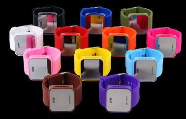 Résistant à l'eau rose d'atmosphère de la montre-bracelet 1 de la caisse LED d'ABS de montre de Wommens Digital
