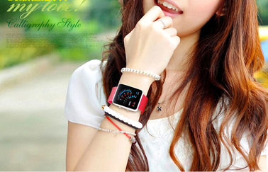 Noir 12/24 caisses d'alliage de montre-bracelet de l'heure LED Digital pour adolescent