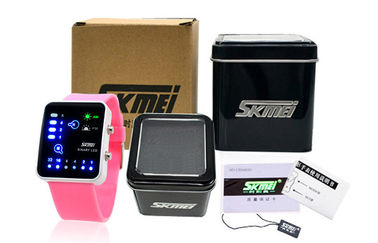 Montre-bracelet de Madame Shockproof LED Digital, montre binaire antimagnétique