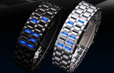 Montre-bracelet du résistant à l'eau LED Digital, montre de samouraïs de fer d'homme