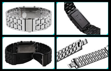 Montre samouraï de la lave LED de fer d'homme de Skmei, montre-bracelet de LED Digital