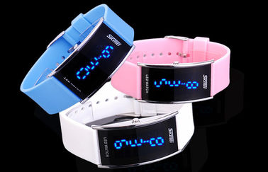 Résistant à l'eau unisexe d'atmosphère de la montre-bracelet 3 de la bande LED Digital d'unité centrale