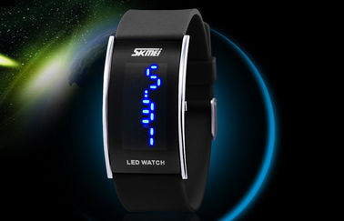 Résistant à l'eau unisexe d'atmosphère de la montre-bracelet 3 de la bande LED Digital d'unité centrale