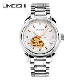 Le sport des hommes classiques observe le métal attacher 24 heures automatique analogue de date du jour