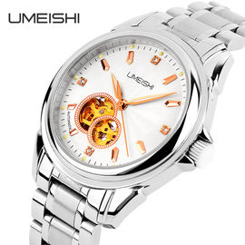 Le sport des hommes classiques observe le métal attacher 24 heures automatique analogue de date du jour