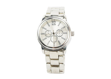 Montre mince de courroie en métal de Silvey d'acier inoxydable, les montres-bracelet des hommes de quartz