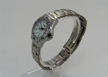 Les yeux analogues ronds du mouvement 3 de Madame Metal Strap Watch Japon de caisse d'alliage conçoivent
