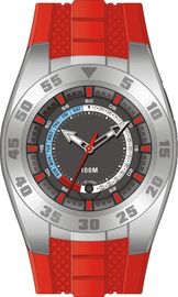 Les montres de calibrage d'individu de courroie de silicium, les montres de Digital les plus fraîches conjuguent fuseau horaire