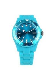 Montres en plastique multifonctionnelles de quartz de Digital de chronographe pour le bleu lumineux de Teenages