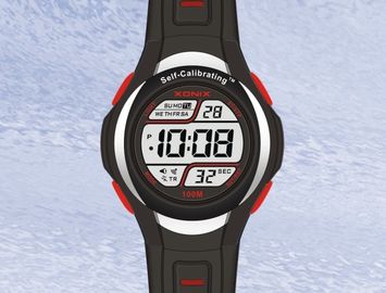 Montres de calibrage d'individu de plastique de quartz de Digital pour des sports des hommes