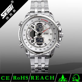 Montre de quartz d'acier inoxydable d'affaires