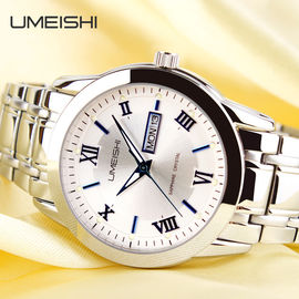 Montre de quartz d'hommes du Japon Movt, montres-bracelet douces imperméables de Vogue d'affaires