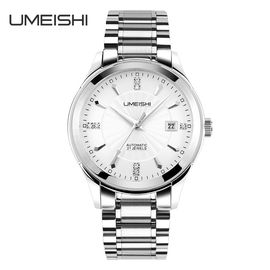 Cas à extrémité élevé de QuartzWatch d'acier inoxydable et montre-bracelet en verre durs de courroie pour le mâle