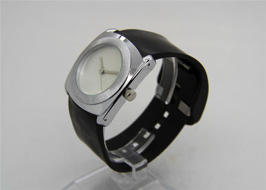 Cuir unisexe d'unité centrale de montre de quartz de constellation de montre de quartz d'acier inoxydable