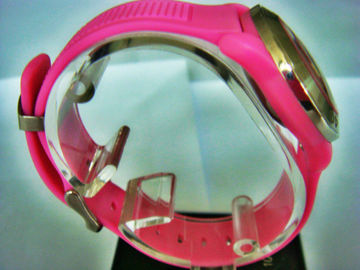 Montres de résistant à l'eau de la montre analogue de femmes de quartz d'acier inoxydable/100M