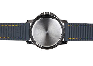 Montre analogue adaptée aux besoins du client de quartz de mouvement du Japon avec la montre sportive de quartz de style de bande d'unité centrale