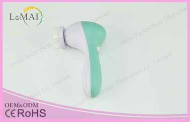 4 en 1 rose/rouge/vert faciaux électriques de brosse de nettoyage de visage de brosse