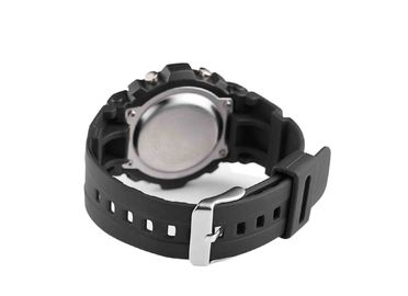 Montre de sport de résistant à l'eau de mouvement de la Chine avec la courroie d'unité centrale/le cas de dos acier inoxydable